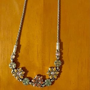 Brighton Pastel Flower Necklace- Look For Matching Earrings